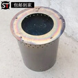 山头林村气化炉内胆无烟柴火炉炉芯汽化炉内胆煤柴两用汽化炉芯内胆芯不锈 加厚不锈钢配件炉胆炉芯 13.5外径*10内径+15高-厘米