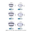 鹏境旅行折叠盆洗脸水盆出差家用宿舍塑料盆菜盆便携压缩 小号折叠盆