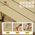 CAMELCROWN户外便携式折叠桌铝合金野餐桌子公园家用长桌野炊装备露营烧烤桌 鹅黄色 铝合金长桌 赠收纳袋S022B