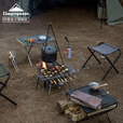 CAMPINGMOON柯曼烧烤架不锈钢焚火台户外烧烤炉折叠木炭烤肉架科曼MT-3 【MT-3大号烧烤炉】+【喷火枪】