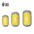 黑冰（BLACKICE）羽绒睡袋压缩袋 收纳袋 旅行衣物收纳包 整理袋户外轻量便携 灰迷彩-L (10-18L)