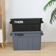 THOR日本居家用品IGT储物箱带盖户外搬运箱露营装备车载收纳箱 75升箱 黄色