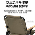 牧高笛户外露营可折叠单人双层椅便携休闲椅靠背铝合金椅子懒人椅 单人双层椅 PLUS 橄榄绿