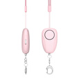斯迪纳 尖叫防狼报警器女生女子防狼器用品小型随身携带合法防身饰品 简约款-樱花粉