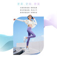安踏纤女鞋丨儿童运动鞋女大童鞋2024年夏季新款透气旋钮扣学生跑步 安踏白/淡钢蓝/迷雾紫-1 35 码