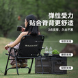 black dog黑狗咖啡椅露营椅折叠椅钓克米特椅鱼凳子野餐 夜幕黑