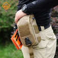 危机4Hazard4危机4水壶袋战术腰包挂包多功能防水MOLLE迷彩收纳包 狼棕色