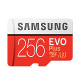 三星（SAMSUNG）256GB TF（MicroSD）存储卡 U3 C10 4K EVO升级版+内存卡 读速100MB/s 写速90MB/s赠SD适配器