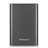 纽曼（Newsmy） 1TB 移动硬盘 明月金属系列 USB3.1 2.5英寸 烟雨灰 118M/S 高速传输