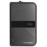 爱国者（aigo）1TB USB3.0 移动硬盘 HD816 黑色 多功能无线移动硬盘 机线一体