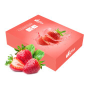 京鲜生 丹东红颜 奶油草莓礼盒 约重450g（15-20颗）*3件