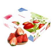 京鲜生 丹东红颜 奶油草莓礼盒装 约重750g（24-36颗）*2件