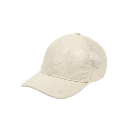gucci古驰帽子双g压纹棒球帽鸭舌帽627156礼物 4hl03 9077白色预售 xl