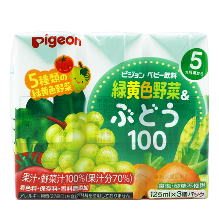 日本贝亲 Pigeon 婴童电解质乳酸菌果汁蔬菜饮料宝宝零食苹果蔬菜味葡萄蔬菜味混合水果味道葡萄蔬菜味 图片价格品牌报价 京东