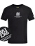 马克爵迪斯（Marc jedoss）夏季上新男士LOGO刺绣烫印短袖T恤002 黑色 50