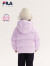 FILA斐乐童装儿童外套上衣2023秋冬小童女童常规款保暖羽绒服 靓丽紫-PU 130