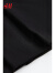 H&M女装半身裙早春新款休闲斜纹布褶裥半身短裙1110891 黑色 165/80