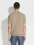 杰尼亚（Zegna）【礼物】夏季浅米色 Premium 棉质短袖Polo 衫UDC95A7-C32-N03-50
