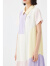 飞鸟和新酒设计感短袖连衣裙女2024夏季新款宽松显瘦小个子女裙 拼色米色HQJ01 M
