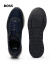 BOSS【礼物】男士2024夏季新款皮革混合材质运动鞋 401-深蓝色 EU:39