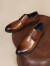 骆驼（CAMEL）商务正装皮鞋男士新款真皮复古棕色英伦风新郎结婚鞋 G13A148095 棕色 43