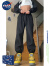 NASA WASSUP软壳冲锋裤男夏季新款美式机能裤子男款配马丁靴束脚工装裤 黑色 常规【高品质】K03-HMFS 2XL 【建议140-160斤】