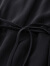 科蒙.博卡2024春夏真丝新款赫本风连衣裙女优雅气质黑色桑蚕丝裙子 黑色 160/M