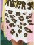 mikibana米可芭娜毛针织半身裙撞色提花豹纹裙气质波浪边半裙秋冬新款 M24 黄色花 M