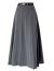 皮尔卡丹（pierre cardin）西装半身裙女夏季新款小个子中长款百褶裙高腰显瘦垂坠感a字长裙 灰色 XL