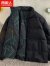 南极人棉衣男冬季双面可穿加厚面包服男士潮流棉服冬款棉袄外套冬装男装 黑色 M(建议体重80-100斤)