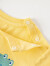 戴维贝拉（DAVE＆BELLA）男童套装休闲夏季新款童装洋气儿童五分裤两件套小童短袖 黄色【现货】 80cm(建议身高73-80cm)