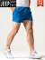 吉普（JEEP）运动短裤男速干男士跑步三分夏季健身训练薄款修身透气网眼3分裤 红色 M