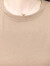 子牧棉麻夏装 女感小众设计碎花连衣裙法式宽松长款裙子5079 卡其色 XL(建议115-125斤)