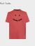 保罗史密斯（paul smith）男士草莓红创意字母笑脸印花T恤 M2R-226T-FP2471-23-XL