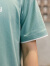 TEEK假两件短袖重磅绿色t恤男装衣服 青少年夏季男士休闲体恤百搭上衣 【柔软透气】C0S2D蓝绿色 175/L