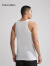 Calvin Klein内衣男士两件装修身纯棉印花舒适休闲居家睡衣背心NP2160O 100-月光白 M