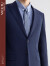威可多VICUTU男士套装西服2022新款羊毛商务轻正装外套通勤修身上衣VRS88112503 蓝色 185/104B