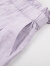 哈吉斯（HAZZYS）品牌童装女童裙裤2024夏季新款宽松轻薄时尚活力简约少女风裙裤 凝香紫 155