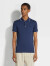 杰尼亚（Zegna）【618礼物】夏季工装蓝色弹力棉质短袖Polo衫UD358A7-D746-B07-50