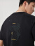 卡宾（CABBEEN）【水溶绣花】新疆棉短袖T恤男2024年夏季新款潮流纯棉上衣 煤黑色01 48