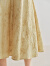 茵曼（INMAN）清麻系列印花衬衫2024夏女装新款气质翻领灯笼短袖宽松短上衣 浅杏色半身裙-W18424125 L