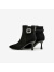 他她（TATA）冬商场同款时尚简约纯色时装靴女新款XER04DD3 黑色（绒里） 37