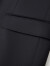 柒牌男士毛料西服套装2024春季新款商务结婚礼服含羊绒西装西裤两件套 黑色【西服上装】 B48 175/96B