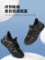 红蜻蜓男鞋2024春季新款男士休闲鞋透气男士运动鞋慢跑运动鞋WTA14073 黑色 41