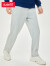 班尼路Baleno2022秋季男装时尚百搭收褶做旧重洗水浅色牛仔裤 005D M 