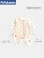 柠檬爬爬（PAPA LEMON）新生儿婴儿衣服春秋初生女宝宝连体衣可爱外出哈衣和尚服草莓小兔 草莓小兔（配口水巾） 52cm