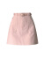 NDADF粉色牛仔半身裙女2024夏季新款高腰遮肚显瘦包臀裙a字短裙 白色 M