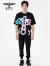 BOY LONDON【告白气球】短袖情侣款龙年新款印花个性时尚潮T恤N01001 黑色 XL