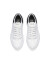 斯凯奇（Skechers）女士绑带休闲鞋板鞋小白鞋时尚185060 白色/黑色/WBK 38.5 