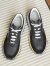 德赛（DESAI）男鞋新款户外运动防滑百搭低帮休闲鞋厚底减震轻便透气跑步鞋 黑色 38